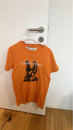 Off-White T-Shirt Orange Grösse S