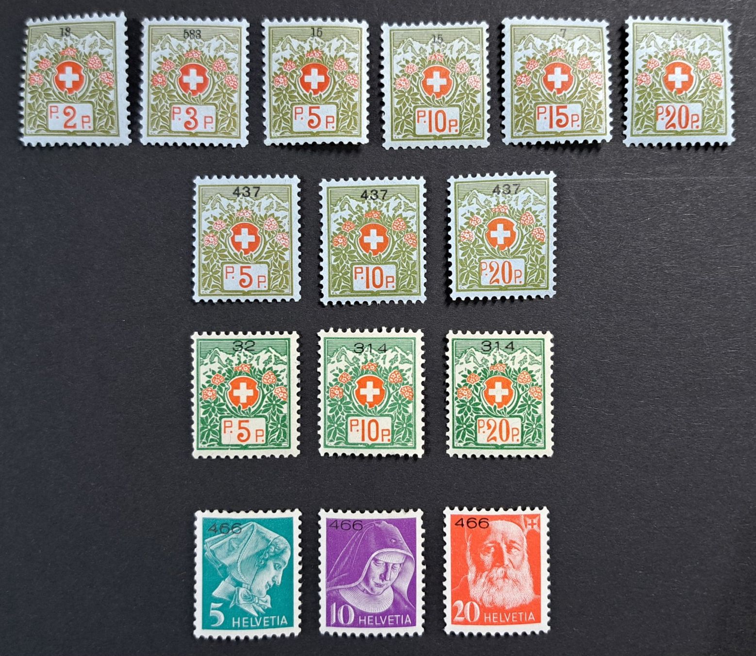 Tutti i francobolli: Lot Portomarken postfrisch – Nuovo (secondo la descrizione) da Unterägeri venduto da PhilatelieStudiger