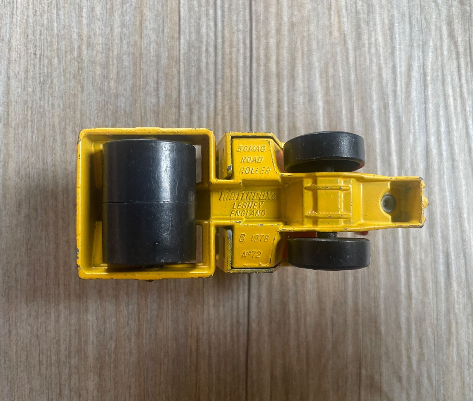 Matchbox Modellini d'auto: Matchbox Bomag Road Roller No. 72 1978 – Usato da Wichtrach venduto da BRASLETTI_76 4
