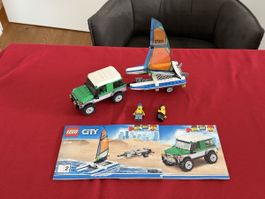 Lego City 60149: Geländewagen mit Segelboot