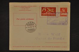 1926 Flug La Chaux-de-Fonds Basel Sonderbrief