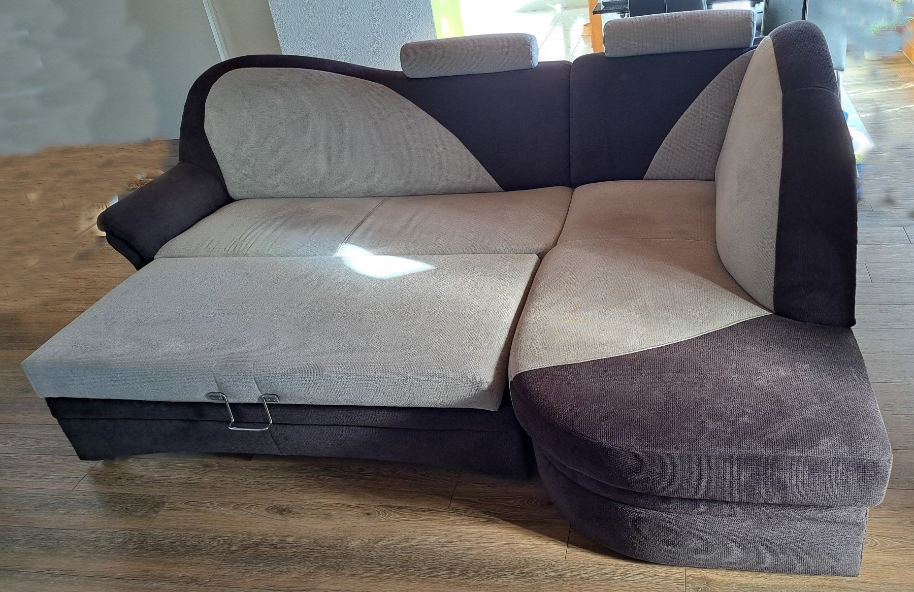 Sofas: Ecksofa mit Hocker und Bettfunktion – D'occasion à Münsingen par Catpro 3