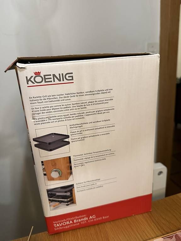 Küchengeräte: Koenig Raclette-Grill  – Gebraucht aus Obfelden von mau_6zc2 1