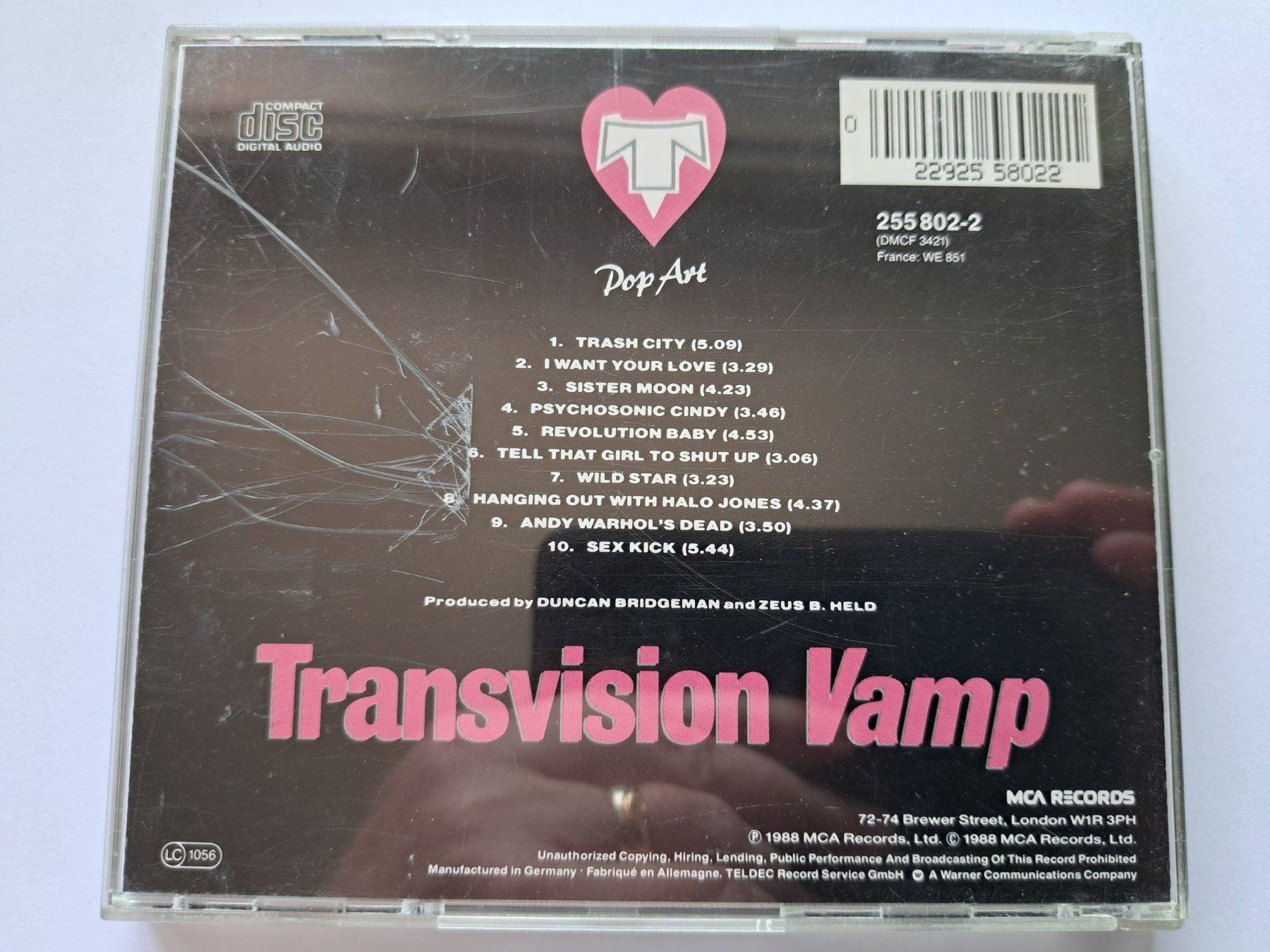CDs: Cd Transvision Vamp - Pop Art – Gebraucht aus Pully von bro_n52j 1