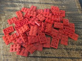 lego 3021 lot de 70 pièces Red Plate 2 x 3