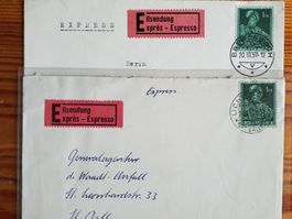 1621) 248, Oberst Ludwig Pfyffer, 2 schöne Exbressbriefe