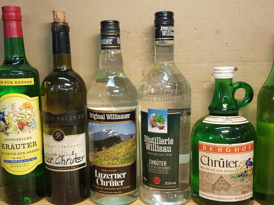 Bevande alcoliche: 6 Fl. Uralter Chrüter teils Eigenbrand. #1939 – Nuovo (secondo la descrizione) da Schöftland venduto da Topdeal4 1
