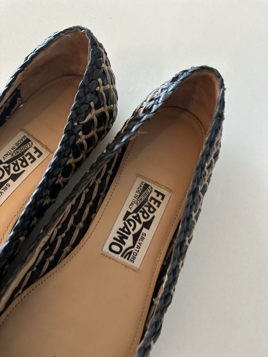 Salvatore Ferragamo Damenschuhe: FERRAGAMO Leather Ballet Flats size 38 – Gebraucht aus Triesenberg von mel_d8gv 5