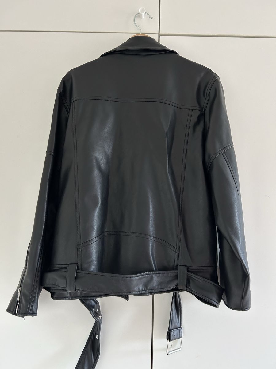 Pull&Bear Giacche: Pull&Bear Kunstlederjacke, Schwarz, Gr. M – Usato da Zürich venduto da Lolaa123 3