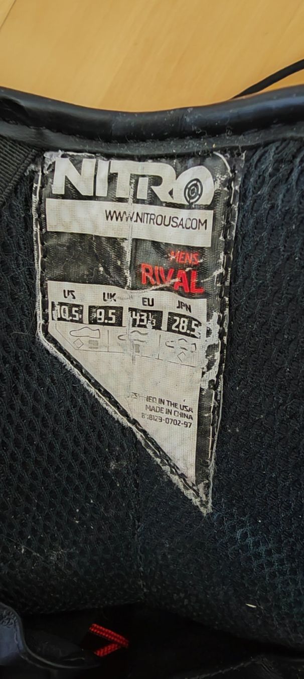 Herrenschuhe: Snowboardboots Nitro RIVAL Grösse 43.5 gebraucht – Gebraucht aus Feusisberg von Sindbad3 2