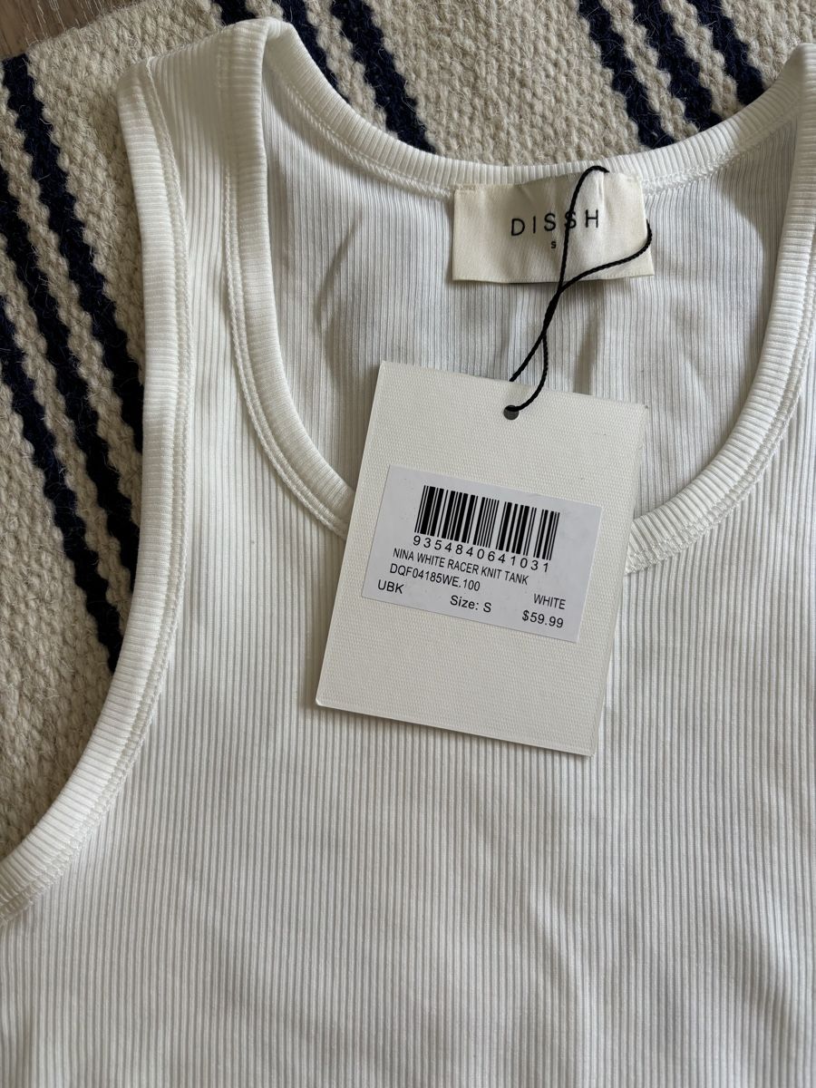 Top: Dissh Nina Tank Top S – Nuovo e nell'imballaggio originale da Zürich venduto da CanBC 1