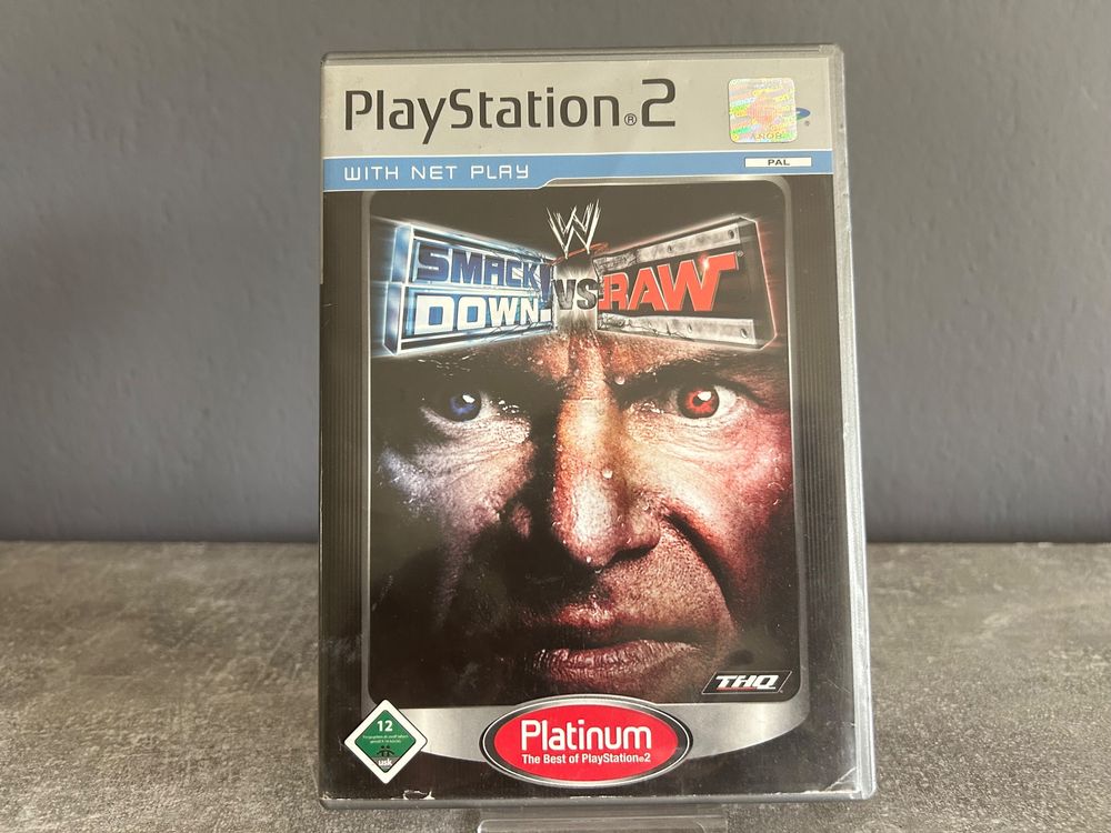 WWE SmackDown Vs Raw 2009 Platinum - Sony PlayStation 2 (PS2) - Bon État
