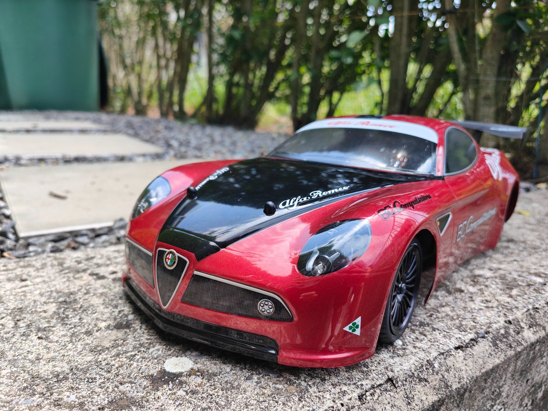 RC Kits de montage: HPI Karo Alfa Competition C8 mit LED – D'occasion à Hirschthal par rc-xdreams