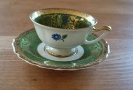 Vintage Mokkatasse mit Unterteller Thomas Ivory Sammeltasse