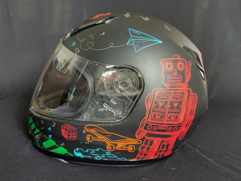 HJC Caschi & visiere: Kinder-Motorradhelm HJC – Usato da Buch am Irchel venduto da 4lmnts 2