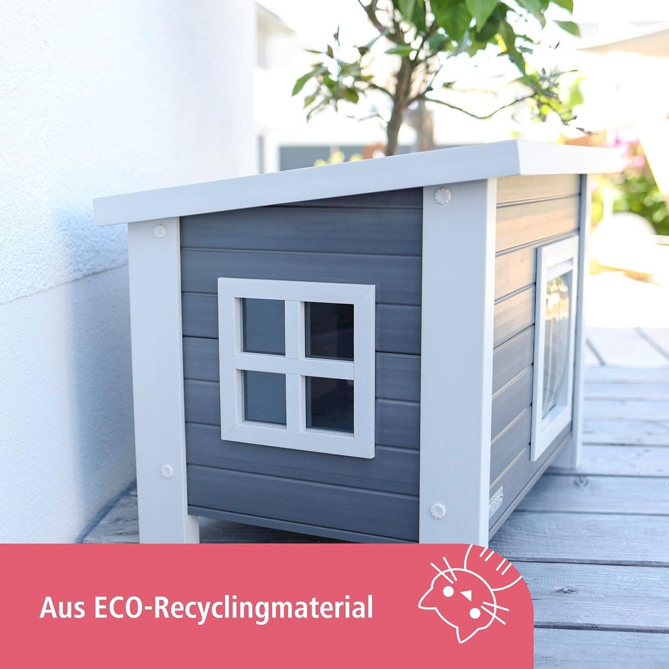 Sonstiges Tierzubehör: Kerbl Eli ECO-Katzenhaus 57x45x43cm – Neu und originalverpackt aus Bottighofen von zaap 5