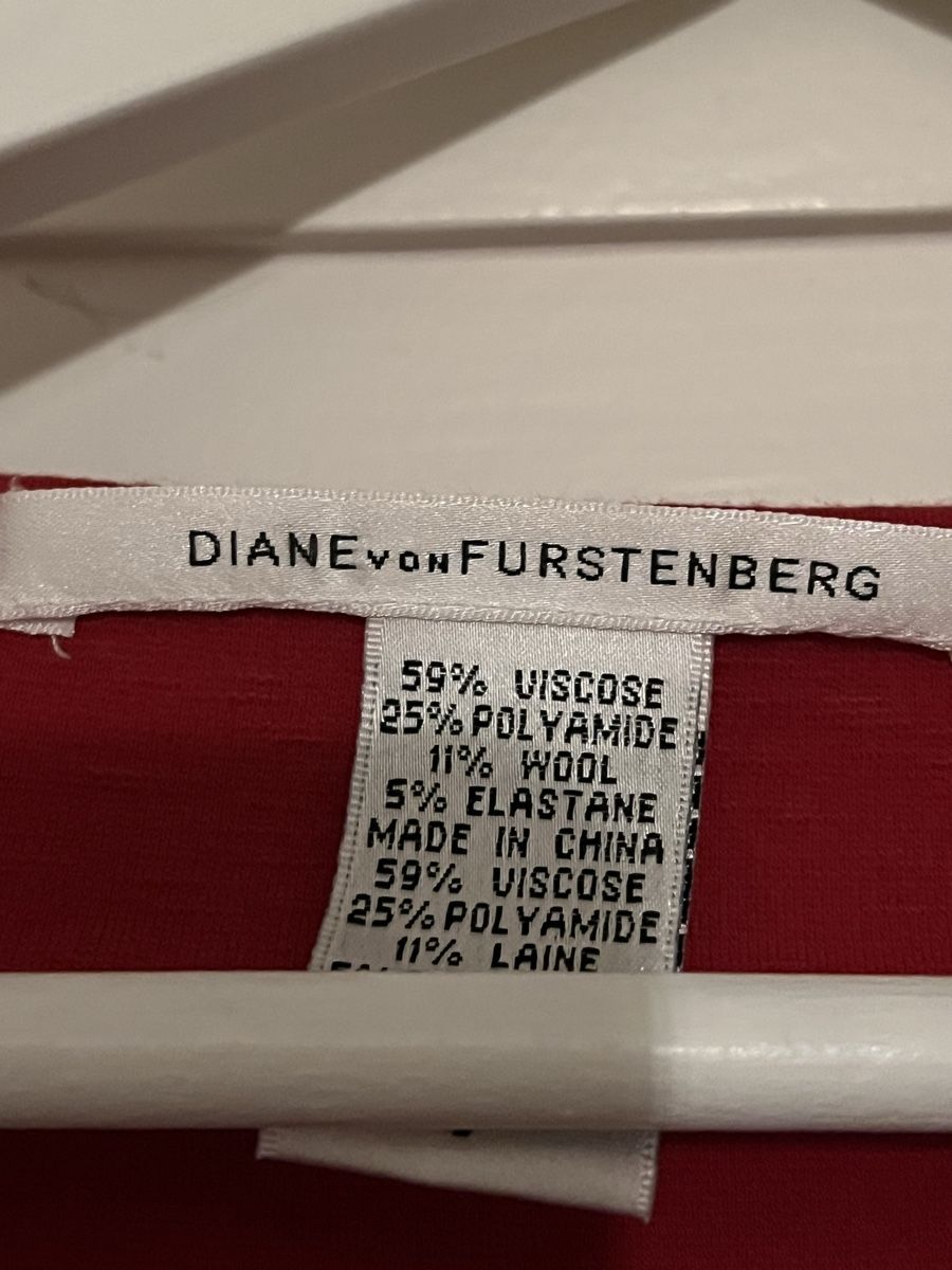 Diane von Furstenberg Vestiti: Diane von Furstenberg Kleid rot GrösseS 36 – Usato da Zürich venduto da Ju777 1