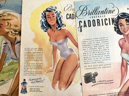 Cadoricin Brillantine - 3 alte Werbungen /Publicités 1948/50