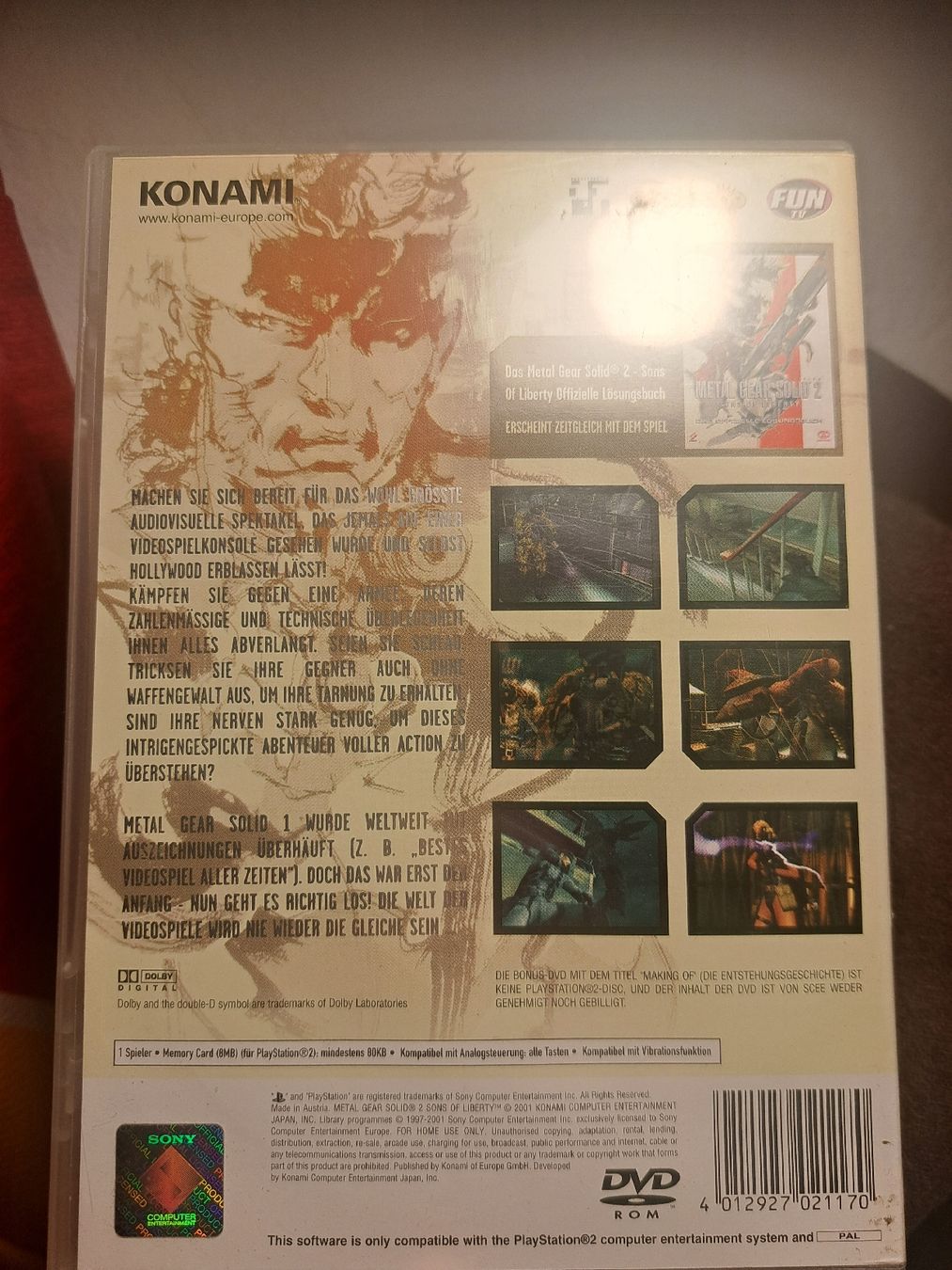 Giochi: Metal Gear Solid 2 : Sons of Liberty +DVD – Nuovo (secondo la descrizione) da sion venduto da jul_ymg9 3