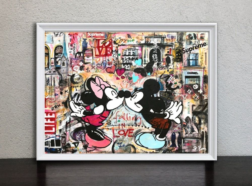 Mickey Mouse Pop Art Austin Texas Love City Downtown 