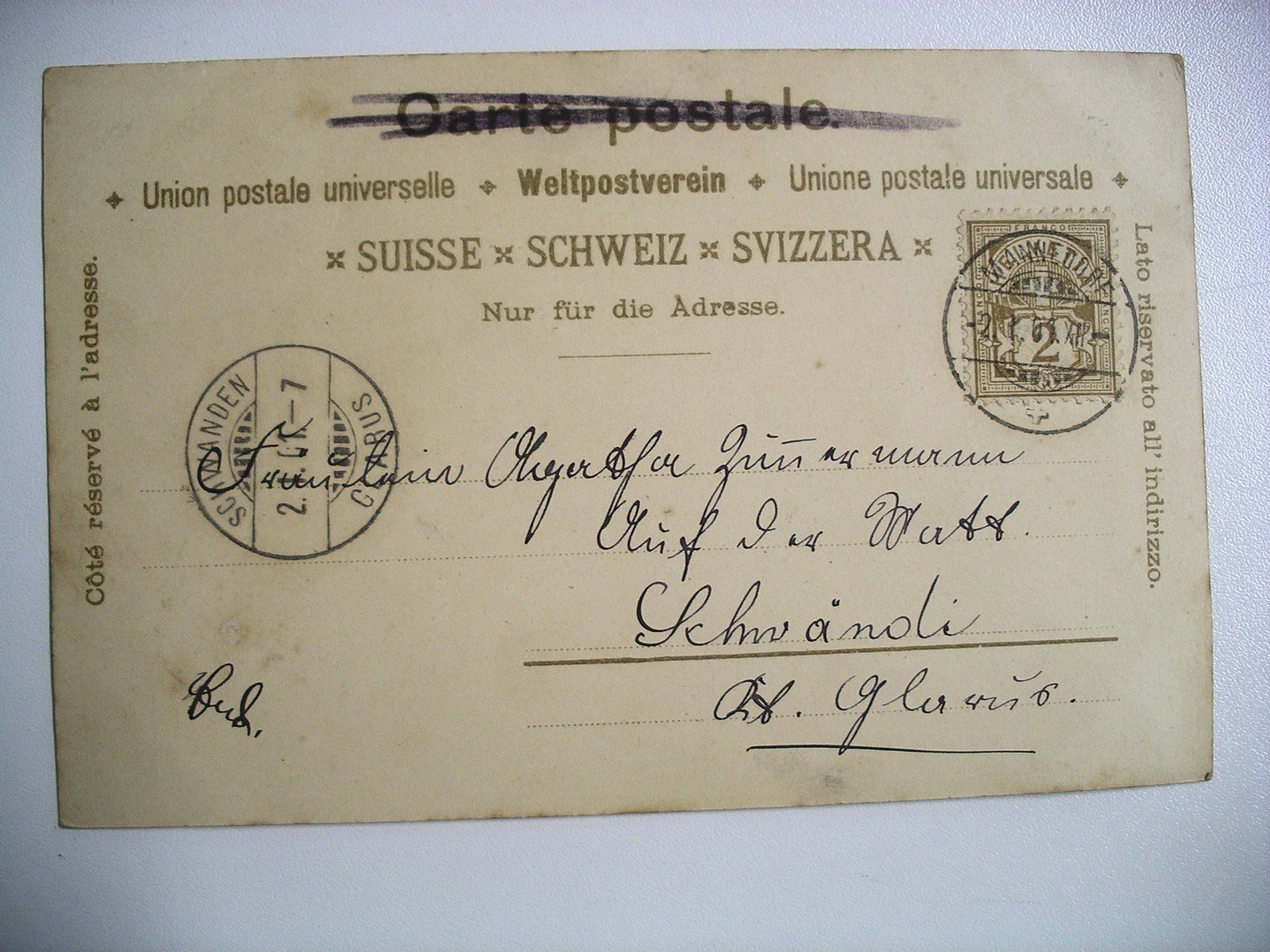 Cartes postales: farbigeLithoAK  MÄNNEDORF – D'occasion à Oberhofen am Thunersee par luuping99 1