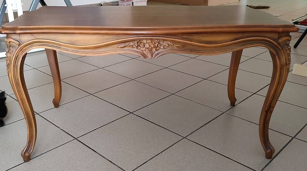 Tavoli: Table vintage basse en bois – Usato da Montbrelloz venduto da laz_2nsl