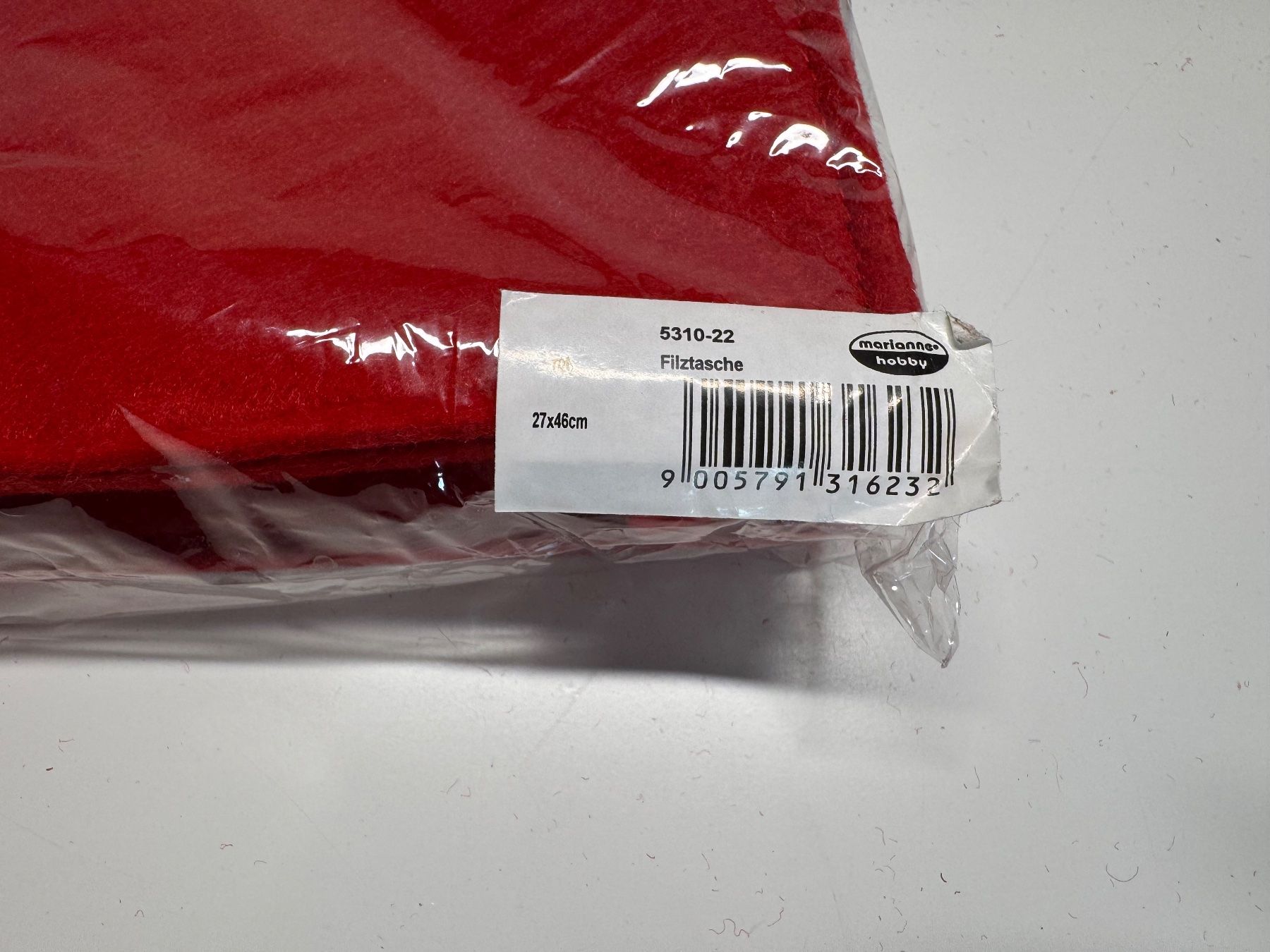 Borse: Hübsche rote Filztasche – Usato da Grosswangen venduto da shoes.bags.and.co 7