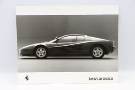Ferrari Testarossa Original Pressemappe Foto 1987
