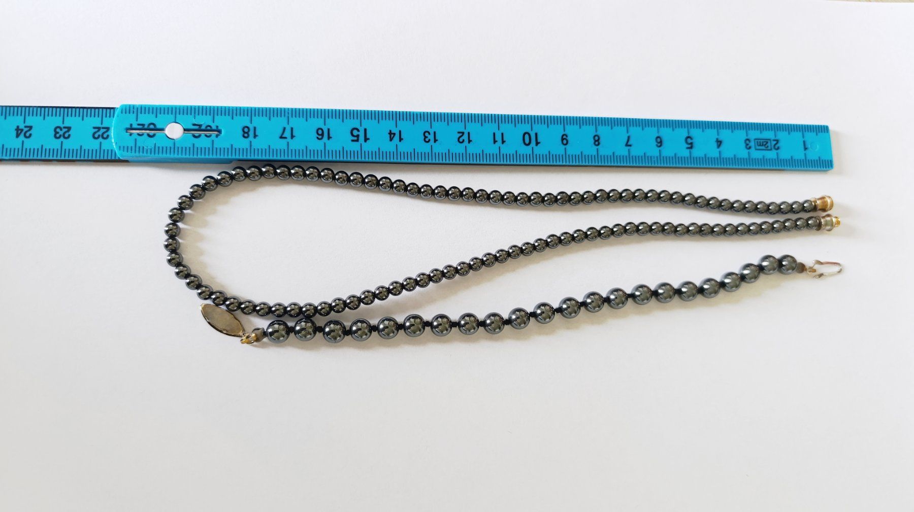 Sonstiger Schmuck: Ensemble Collier et Bracelet en Hématite – Gebraucht aus Genève von EcrinVintage 4