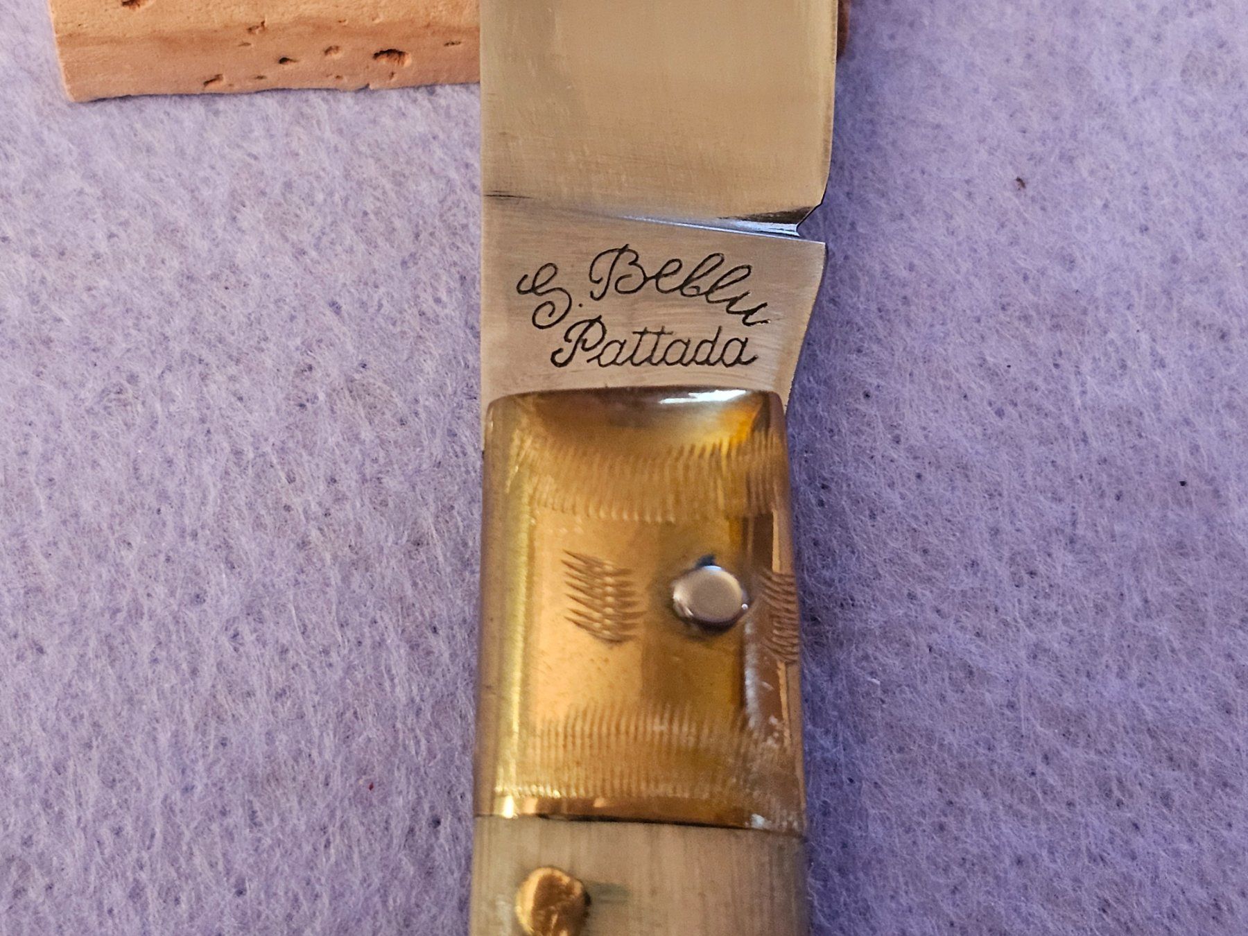 Accessori: Stefano Bellu Pattada 10,5 cm corno – Nuovo e nell'imballaggio originale da Monte Carasso venduto da giave 2