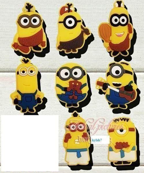 Tutte le decorazioni: Minions : 8 shoecharms jibbitz – Nuovo e nell'imballaggio originale da Lutry venduto da kylab7