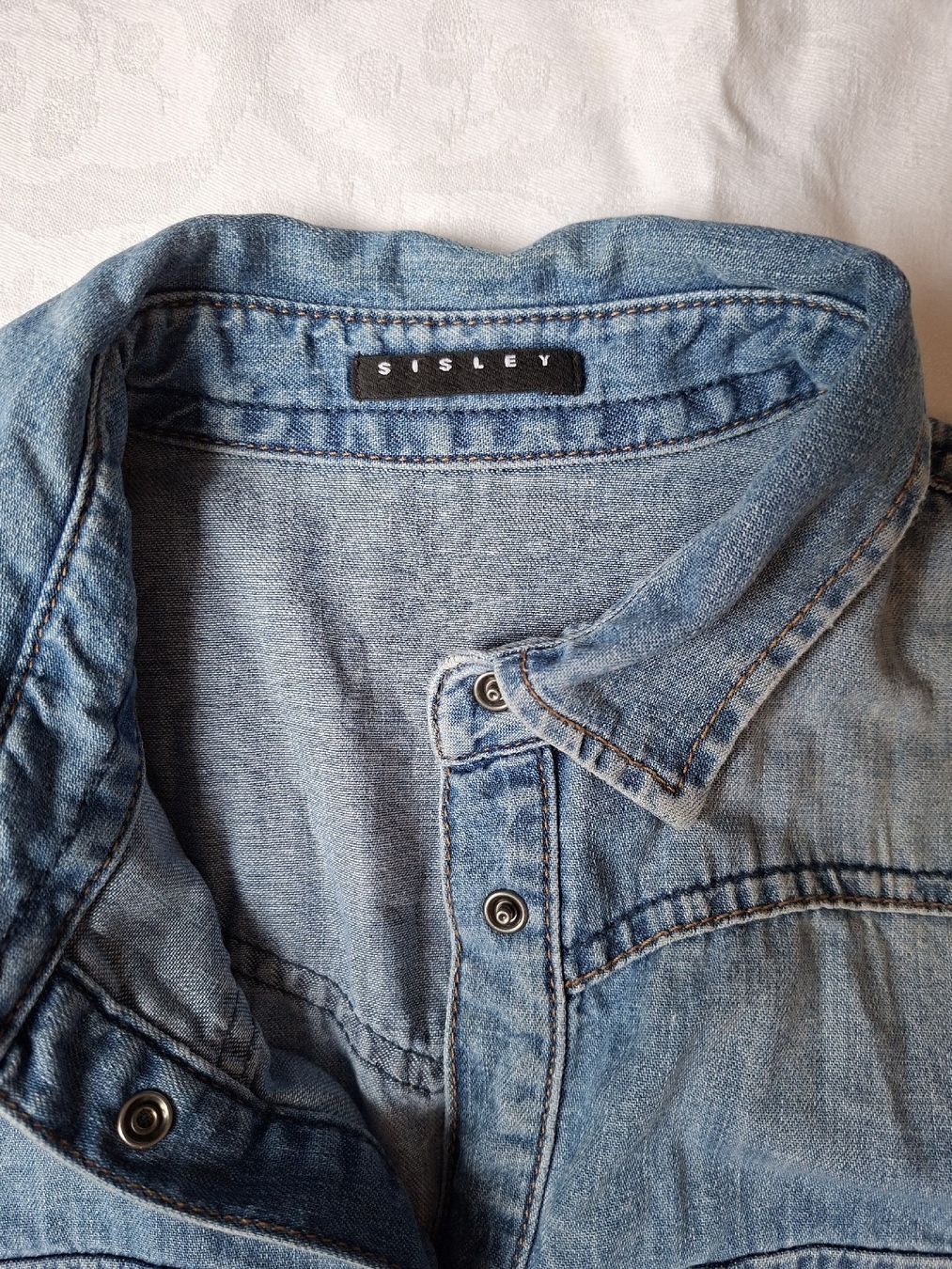 Sisley Camicette: Sisley Jeanshemd / Jeansbluse, Gr. XS – Usato da Klingnau venduto da vollmond36 2