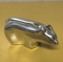 Skulptur aus Aluminium signiert 