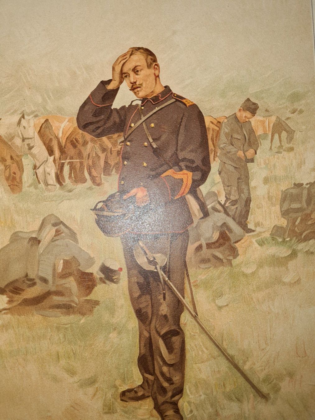 Grafica & Litografie: Alte  Militär-Lithographie, von 1894 > Traincorporal – Usato da Obermumpf venduto da oiskypoisky 2