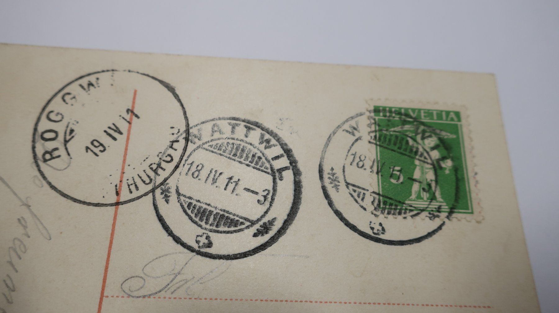 Cartoline postali: Wattwil  1911 – Usato da Cormoret venduto da Pascalll2001 5