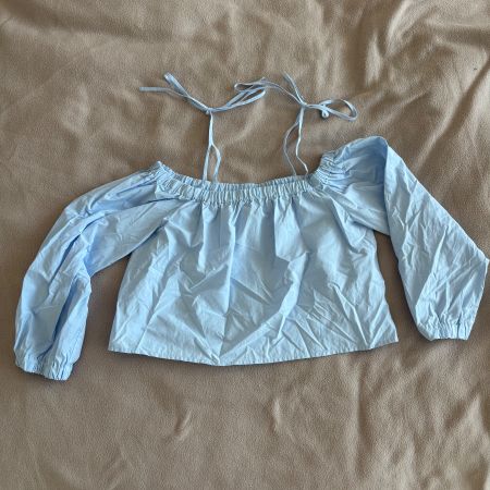 Blouse bleu Bershka jamais portée