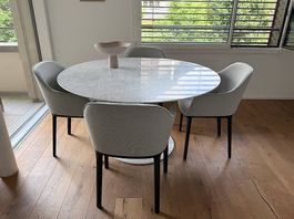 4 Vitra Polsterstühle 