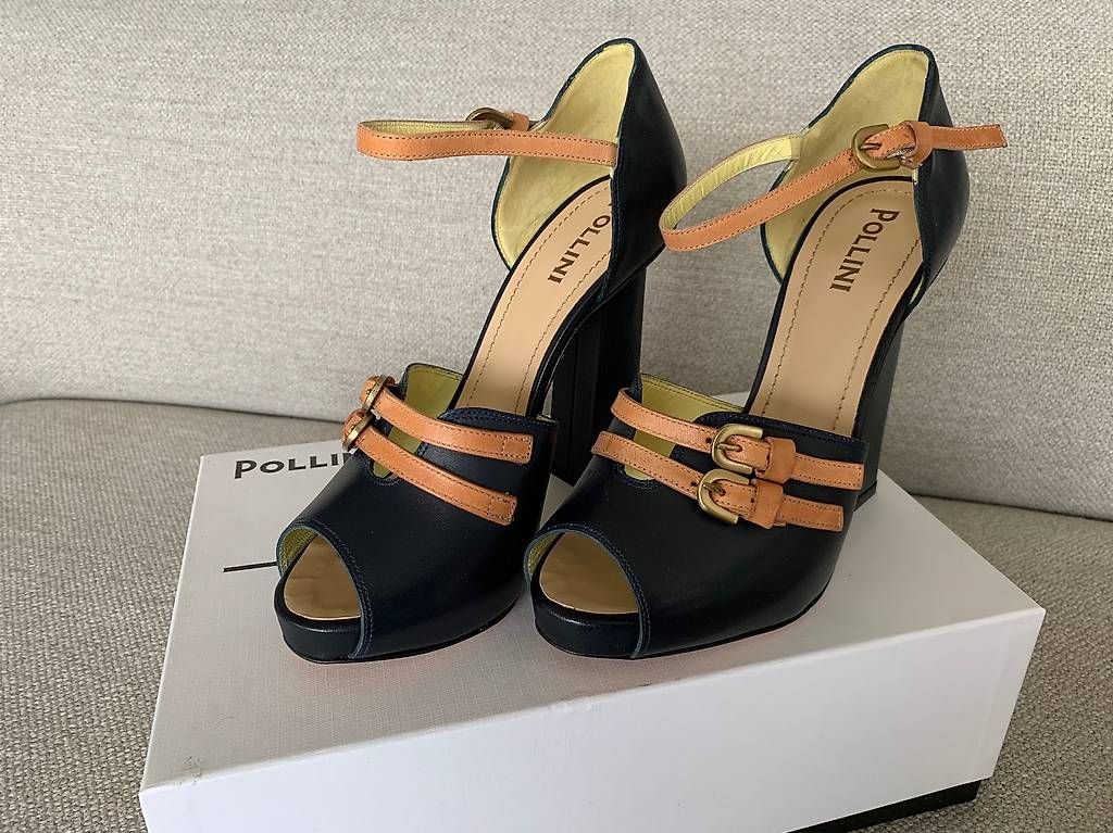 Scarpe da donna: Neue Extravagante Schuhe Pollini Gr 38 – Nuovo e nell'imballaggio originale da Meilen venduto da kroetli
