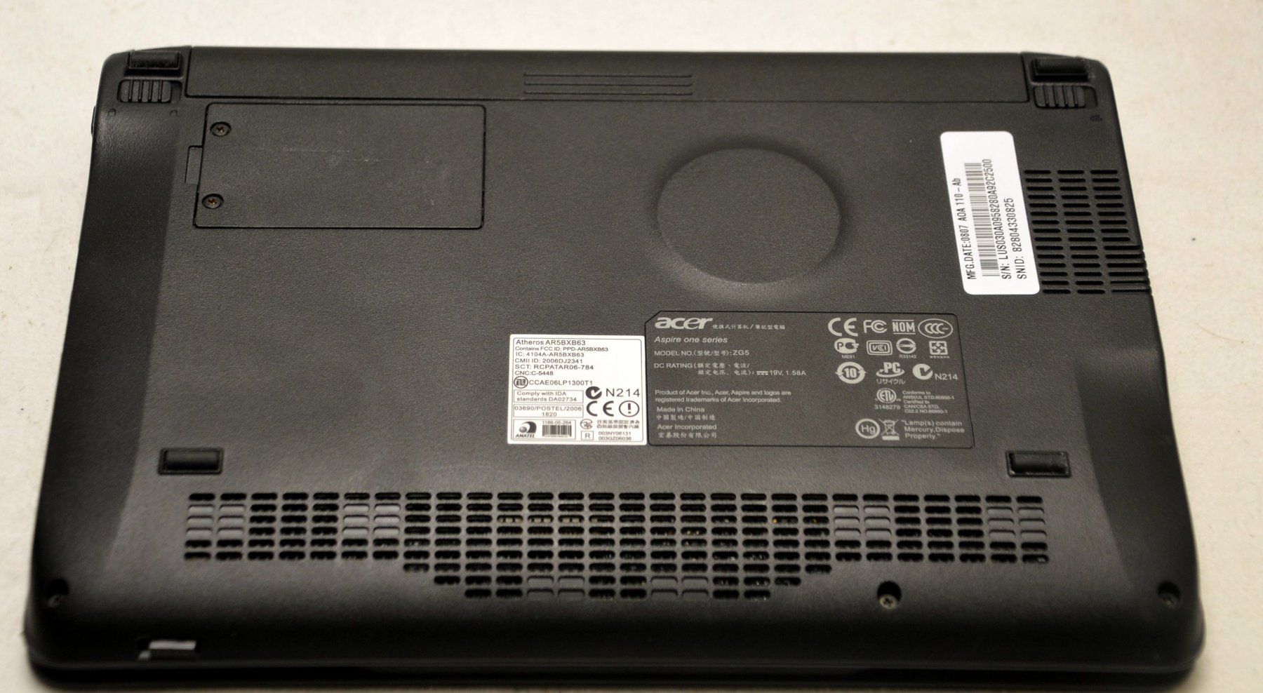 Acer Notebook: Netbook Acer Aspire One ZG5  10" – Usato da Collonges venduto da arashee 4