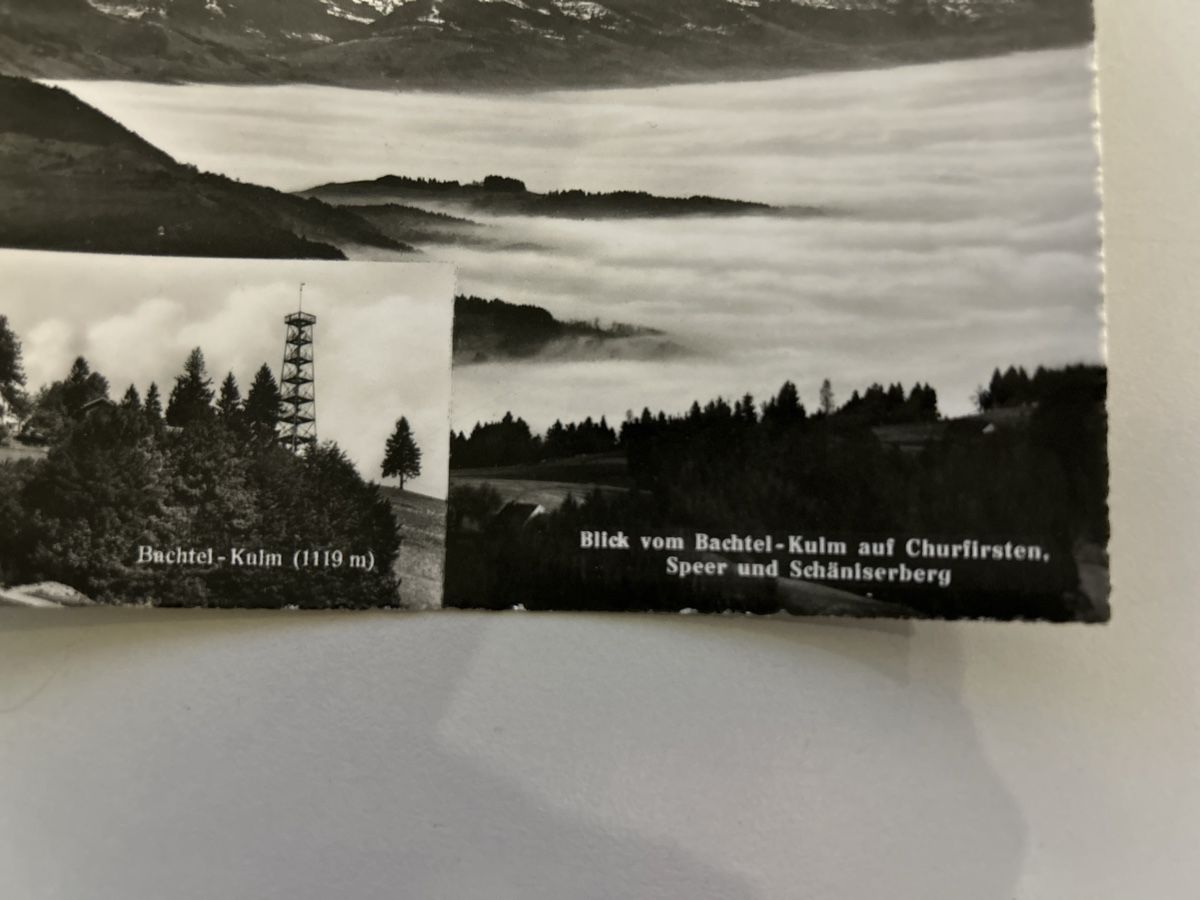 Cartes postales: Alte Ansichtskarte Bachtel Kulm Churfirsten – D'occasion à Rüdlingen par Lichee 1