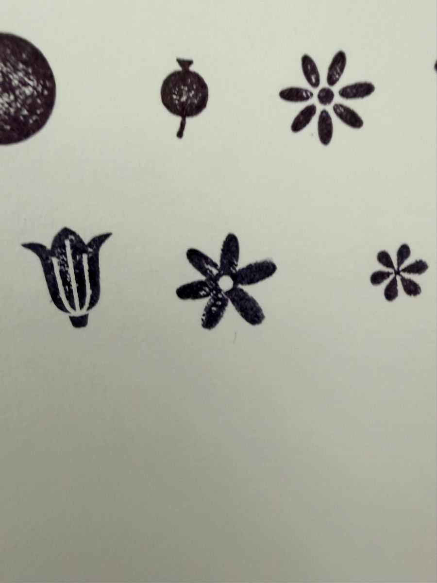 Stempel: Rubber stamp: flower – Gebraucht aus Thun von dar_fz6y