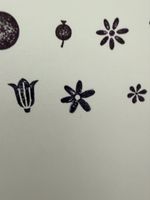 Rubber stamp: flower