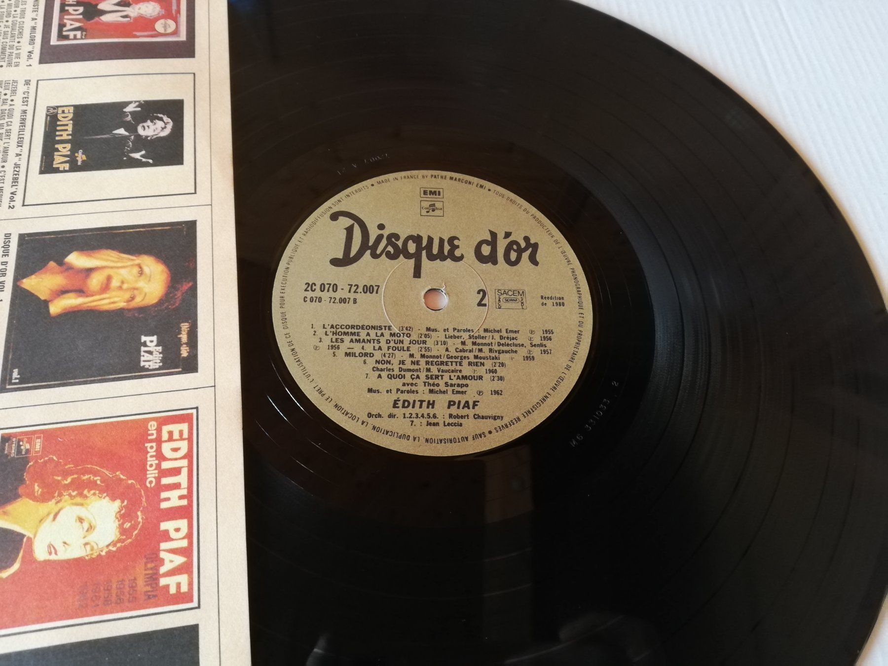 Dischi in vinile: EDITH PIAF - VOL. 1 (TOP ZUSTAND) – Usato da Bern venduto da Vinylsound.ch 5
