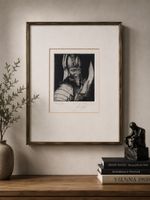 Günter Grass, signierte nummerierte Grafik 1002/3000, gerham
