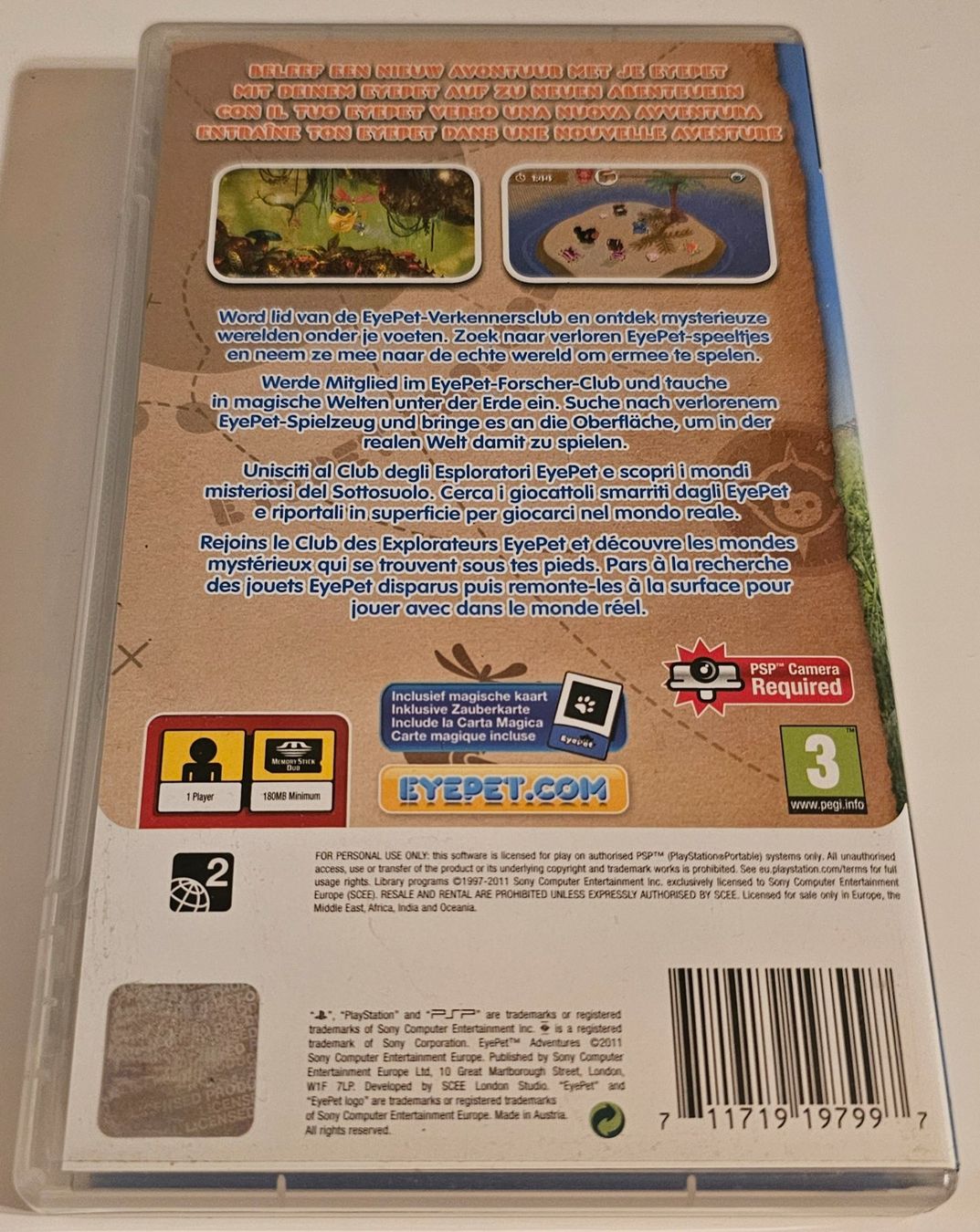 Sony Giochi: PSP Spiel - EyePet Adventures – Usato da La Garde venduto da The_Hammer76 1