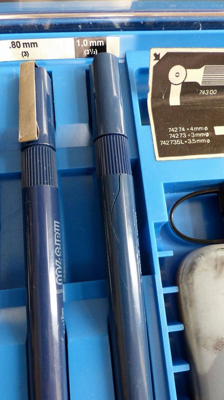 Penna & Evidenziatori: STAEDTLER Mars 700 SET 7 RAPIDGRAPH TECHNICAL DRAWING PENS – Usato da Lugano venduto da YouWantUS 4