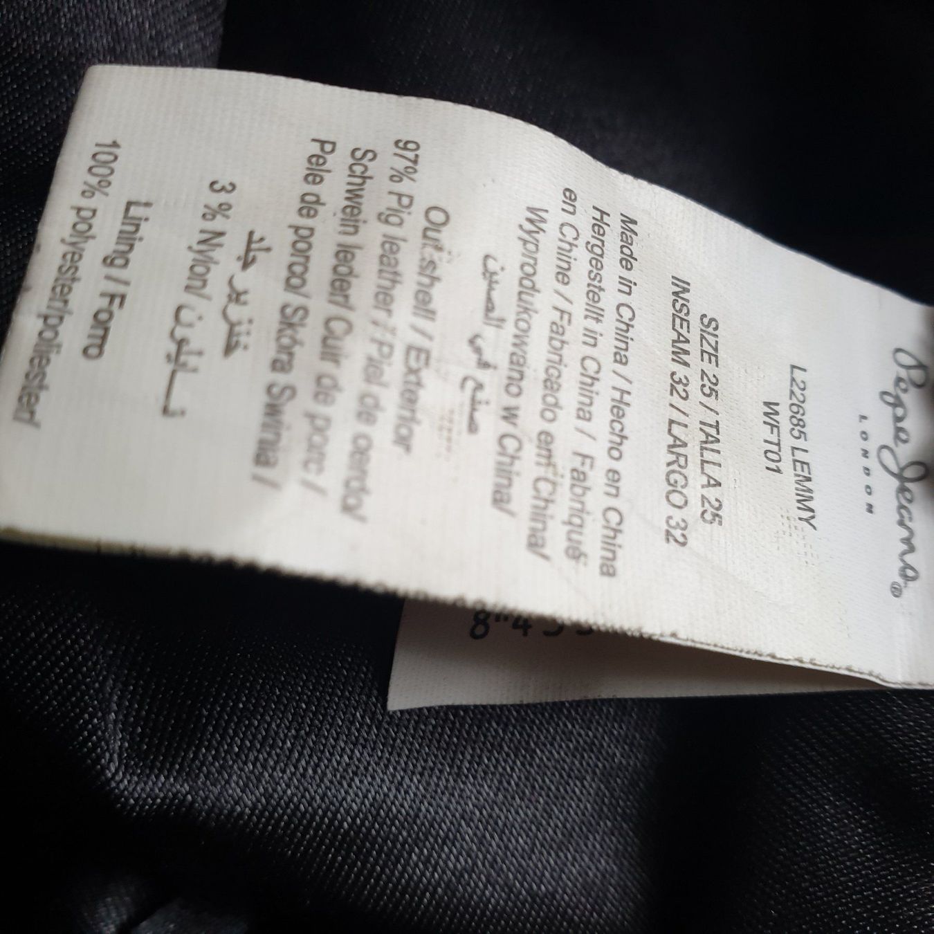 Pepe Jeans Pantalons: Pepe Jeans, Echtlederhose Gr. 25 – Neuf (Voir description) à Frenkendorf par Moon111 4