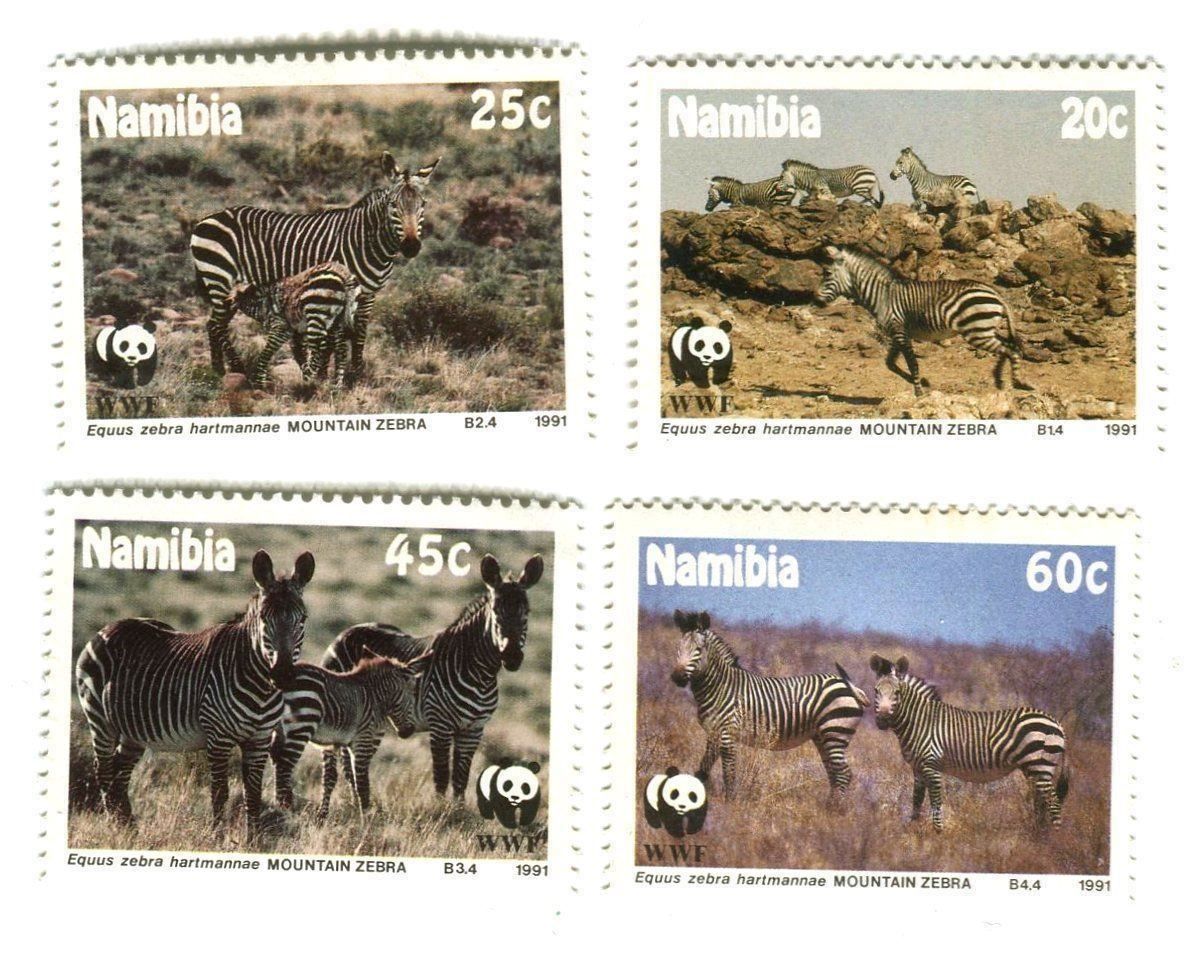 Tous les timbres: Briefmarken "Zebra". Namibia. – Neuf avec emballage d'origine à Basel par Butsch5