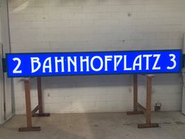 Riesiger Leuchtkasten Leuchttafel Leuchtschrift 3 Meter