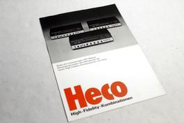Originaler - Katalog: HECO - HiFi-Kombinationen, um 1976